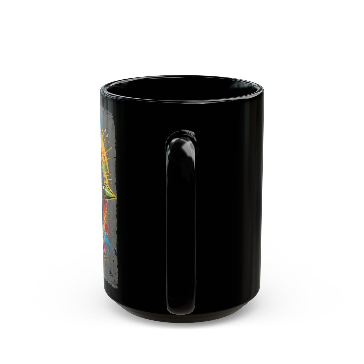 Keep Smiling Mug – Colorful Graffiti Gear Art Coffee Cup (11oz & 15oz)