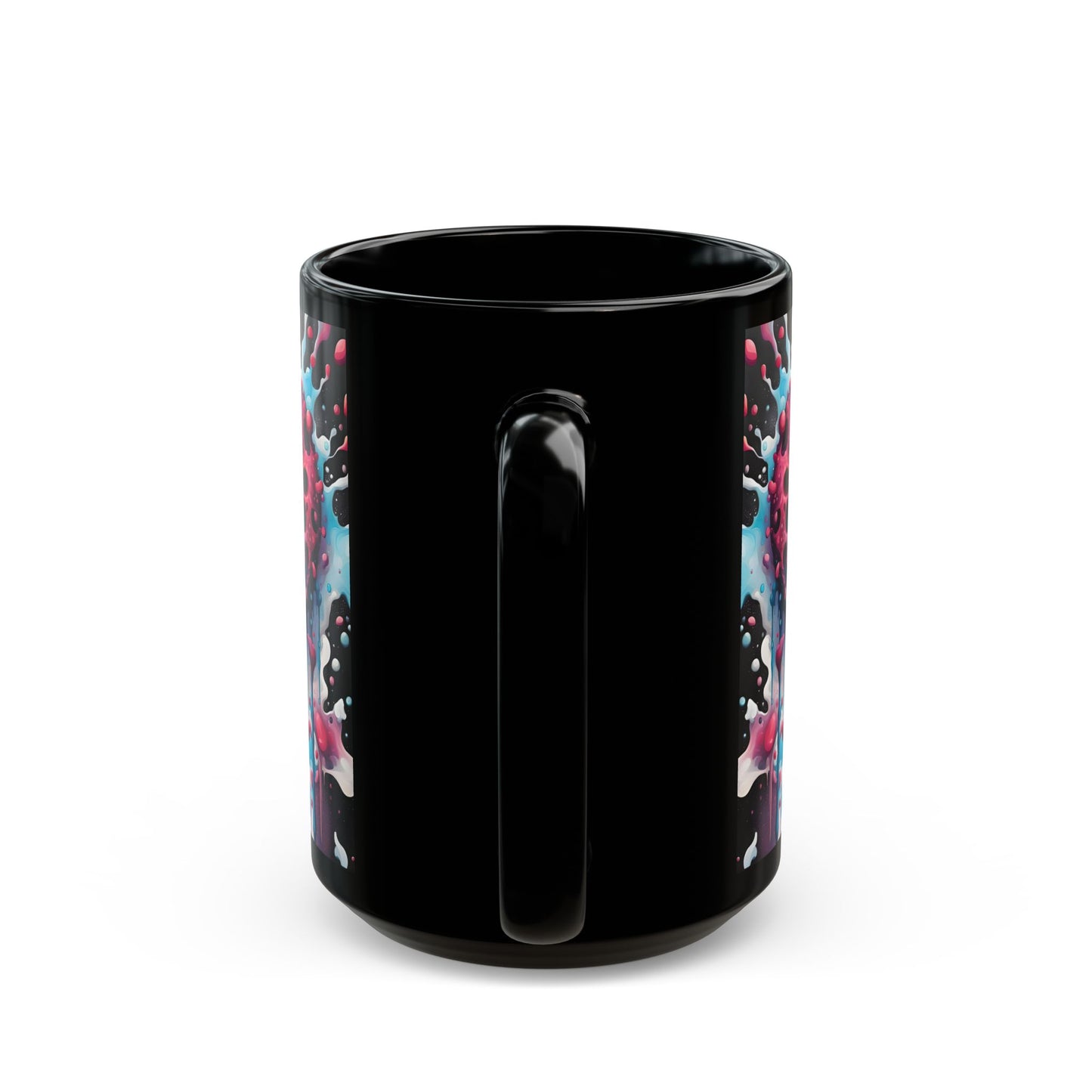 Psychedelic Heart Mug – All You Need is Love – Trippy Coffee Cup