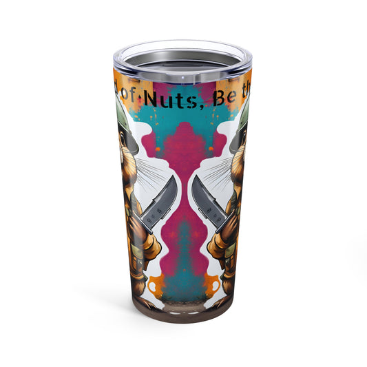 Funny Gopher Tumbler 20oz – Knife Cup | Stainless Steel Travel Mug | Weird Gift for Adults