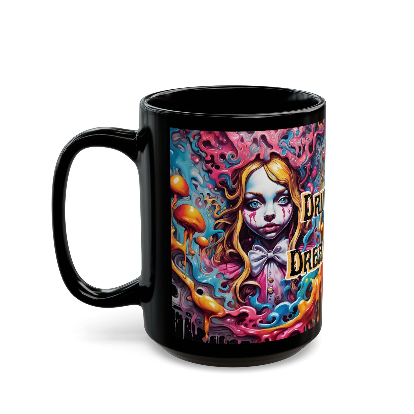 Drink Deep Dream Deeper Mug – Psychedelic Boho Coffee Cup