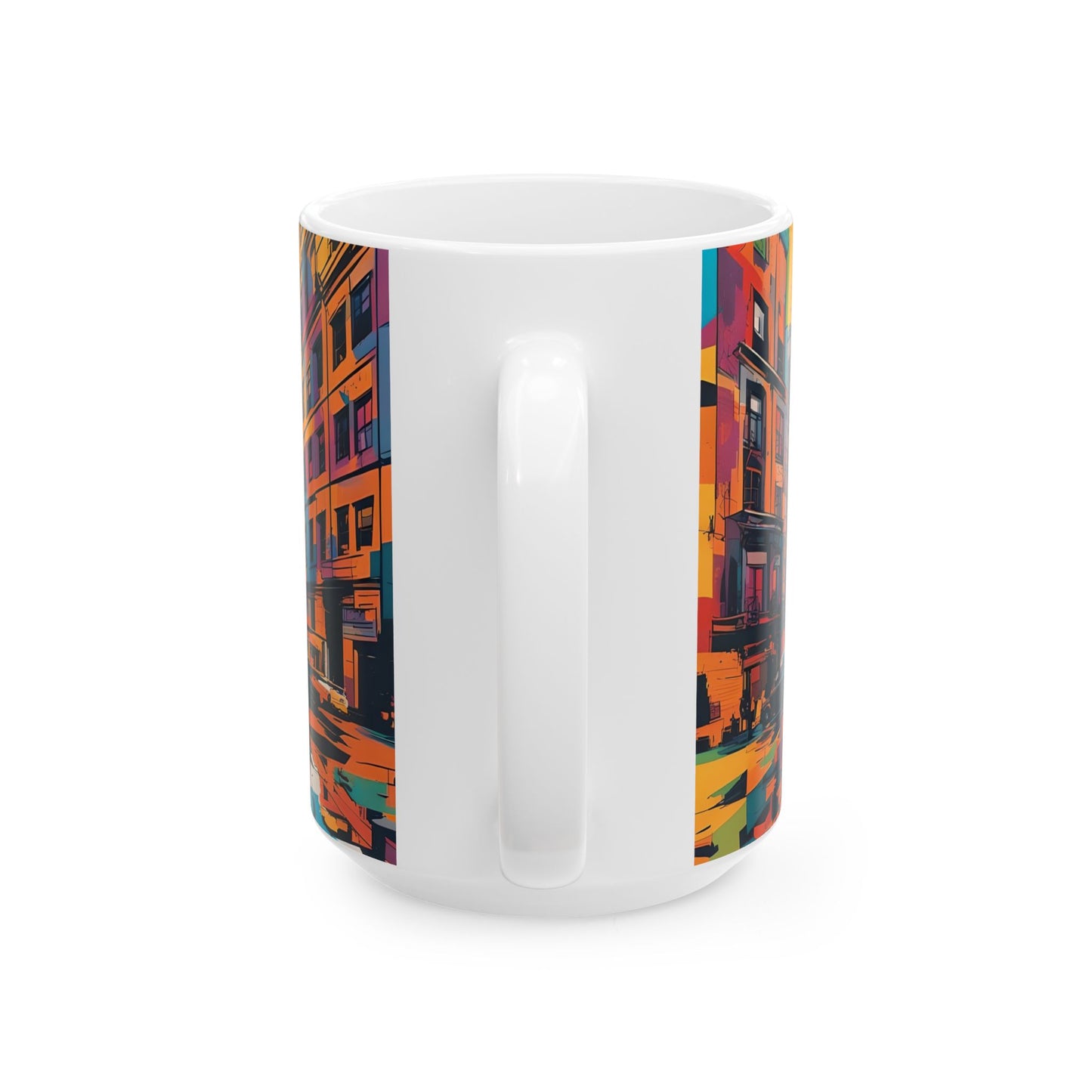 NYC Graffiti Art Mug – Bold Urban Pop Art Coffee Cup