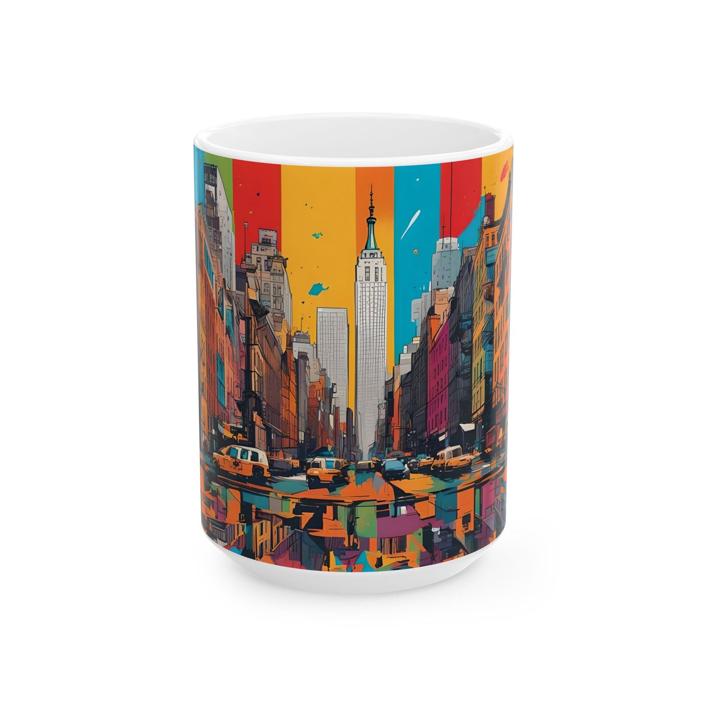 NYC Graffiti Art Mug – Bold Urban Pop Art Coffee Cup