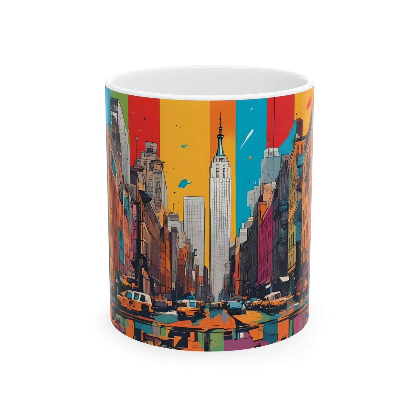 NYC Graffiti Art Mug – Bold Urban Pop Art Coffee Cup