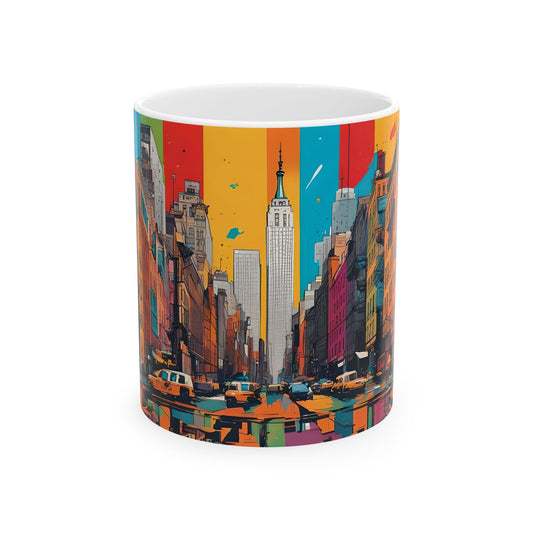 NYC Graffiti Art Mug – Bold Urban Pop Art Coffee Cup
