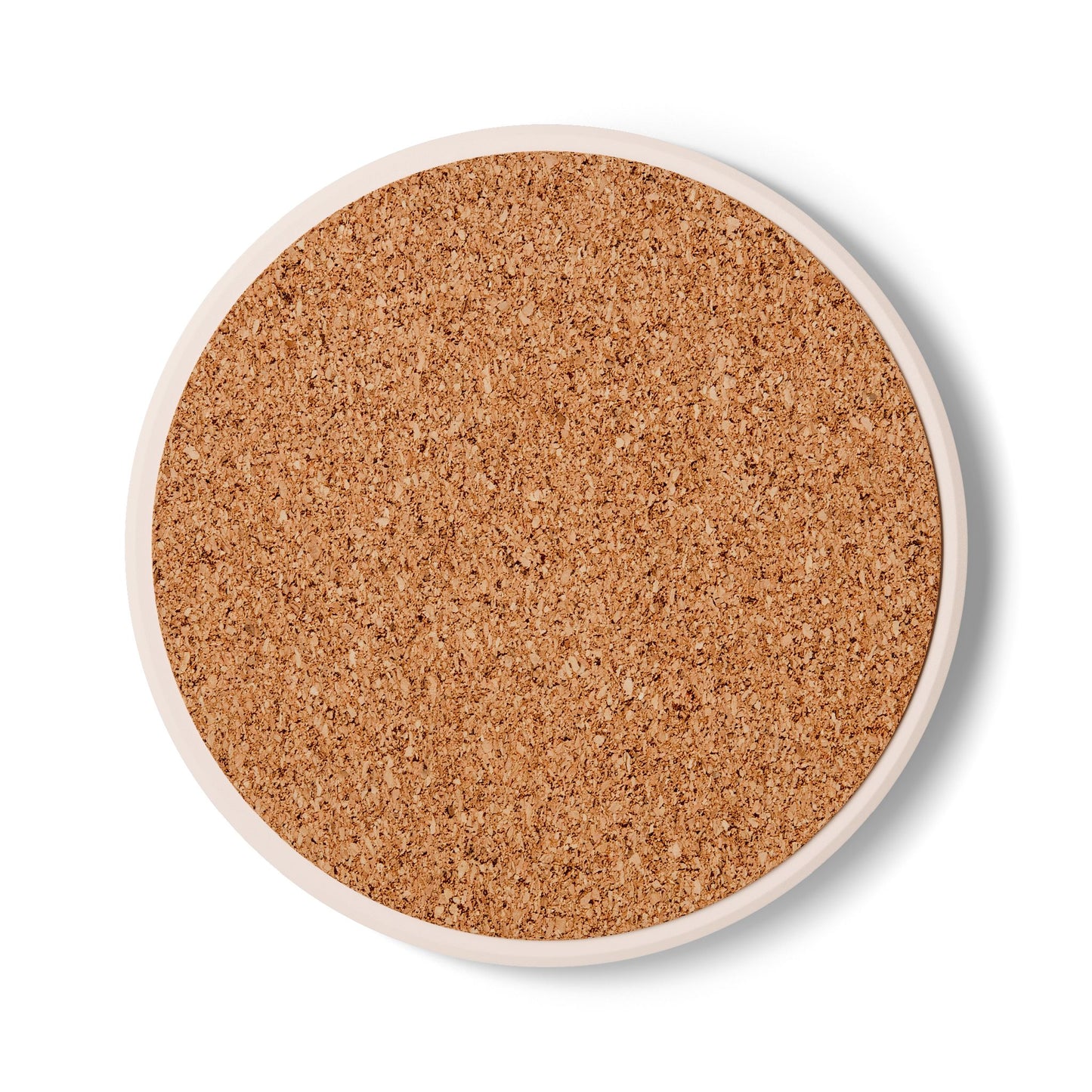 Funny Weed Smiley Coaster – Ceramic Cork-Backed Coaster for Hot or Cold Drinks – Round or Square
