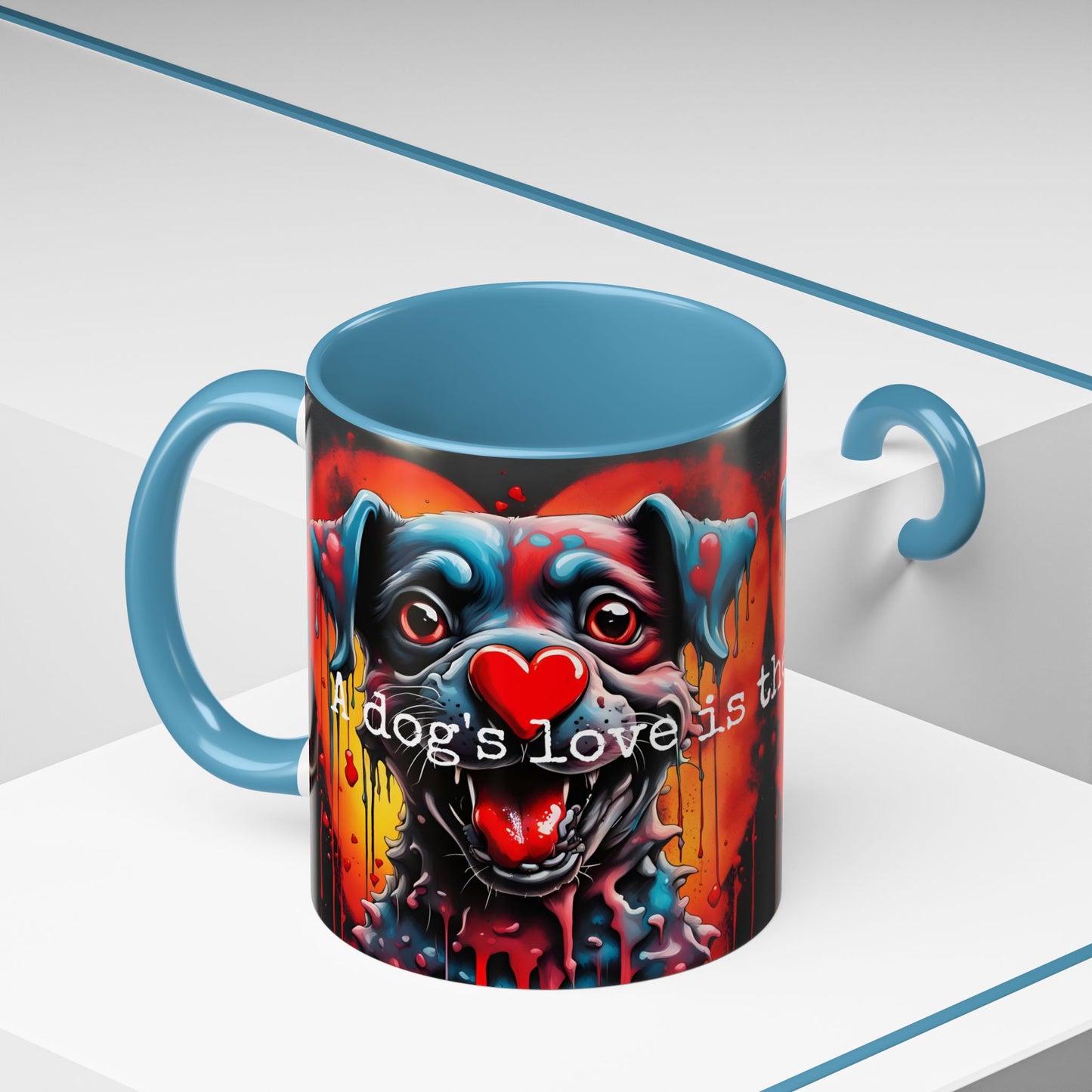 Dog Therapy Coffee Mug: Pet Lover Gift, 11oz/15oz Ceramic