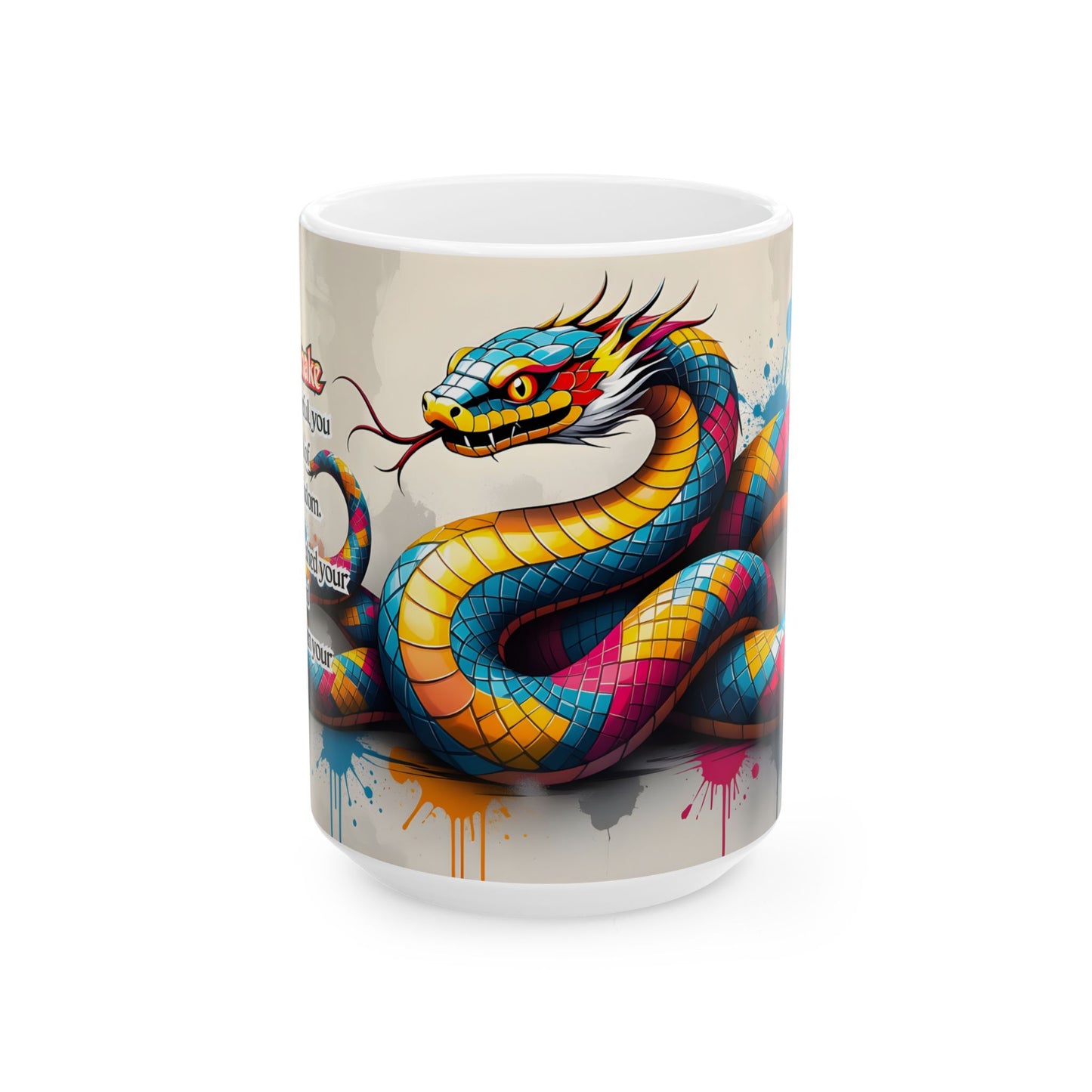 Chinese Zodiac Snake Mug — Quiet Power & Choice Energy Edition