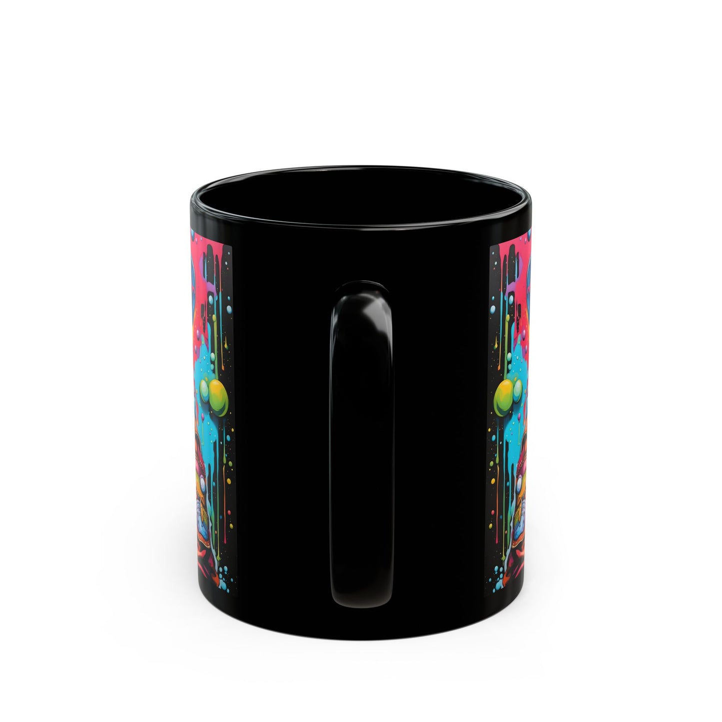 Psychedelic Space Cowgirl Mug – Cosmic Retro Coffee Cup