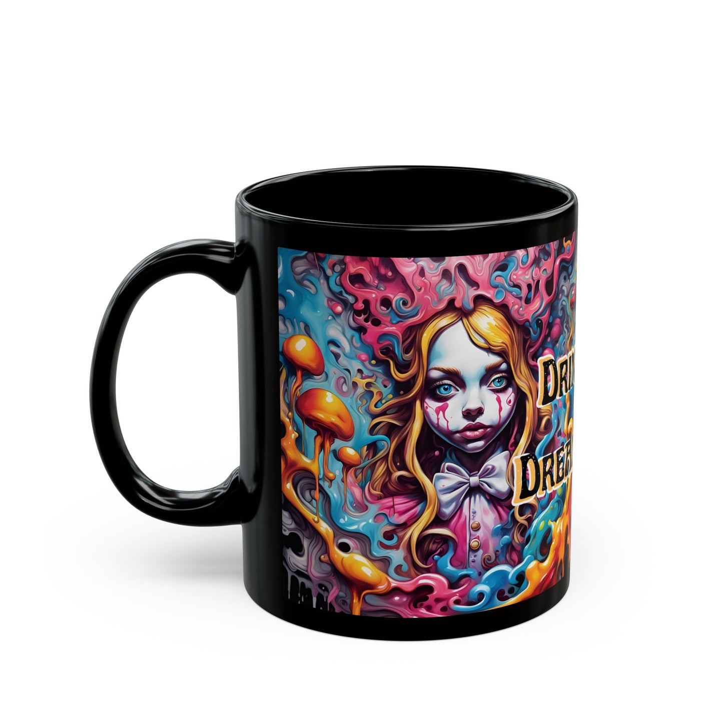 Drink Deep Dream Deeper Mug – Psychedelic Boho Coffee Cup