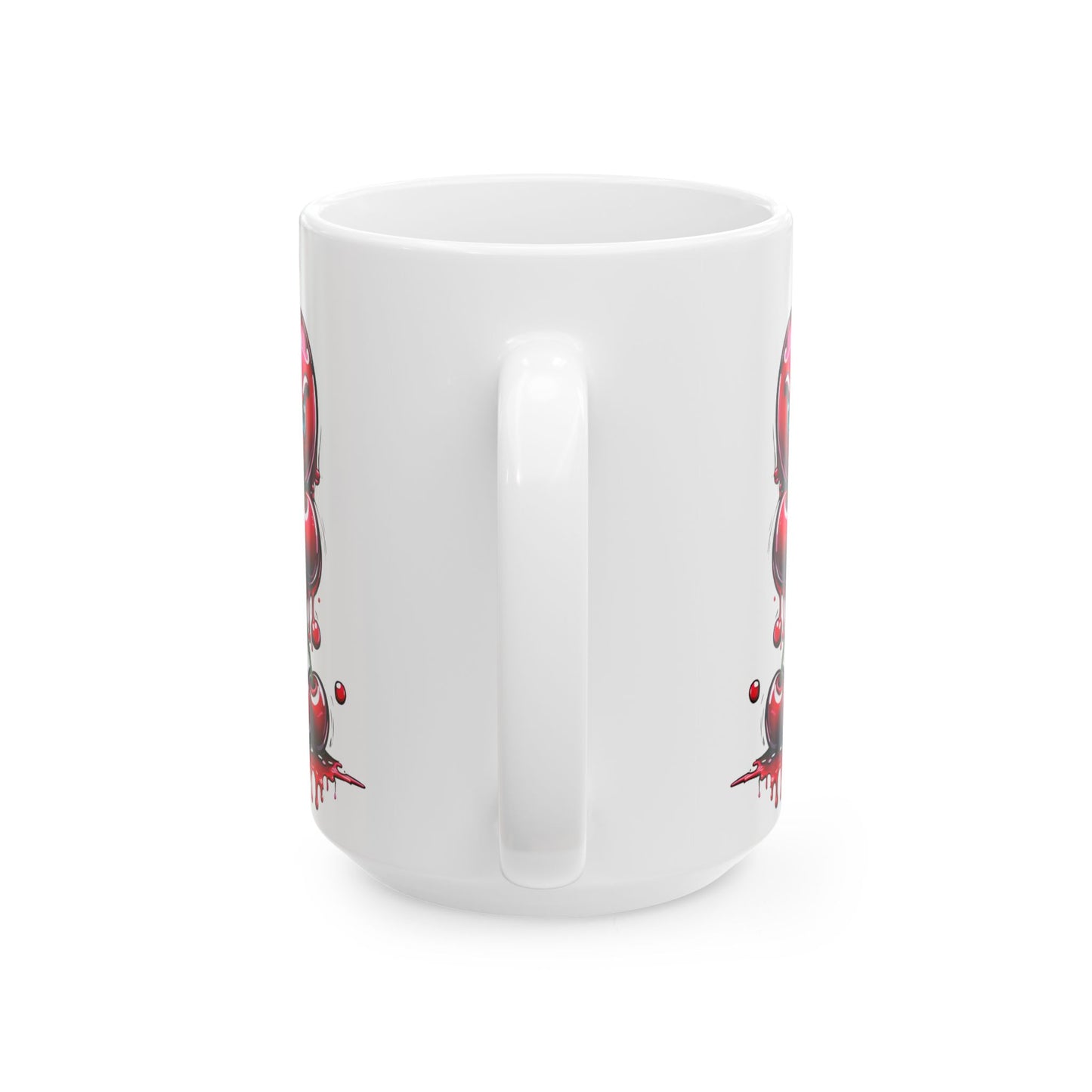 Funny Angry Cherries Mug – “Spit the Pits” Quote Coffee Cup (11oz & 15oz)