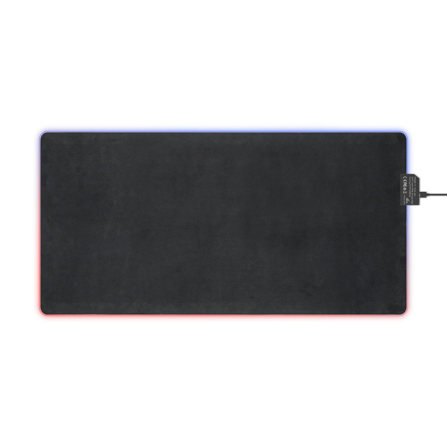LED Gaming Mouse Pad — Pixel Rainbow Cat RGB Desk Mat