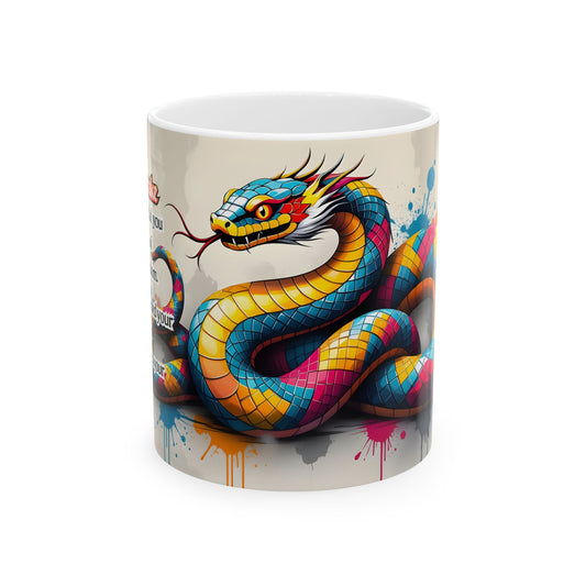 Chinese Zodiac Snake Mug — Quiet Power & Choice Energy Edition