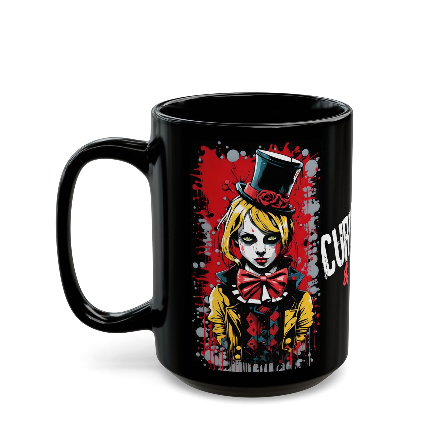 Mad Hatter Mug – Curiouser & Crazier Alice in Wonderland Coffee Cup