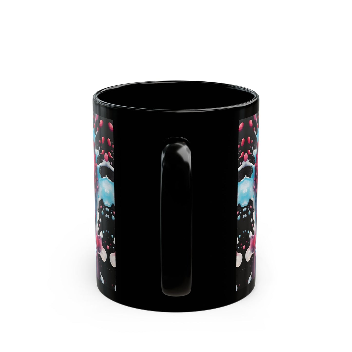 Psychedelic Heart Mug – All You Need is Love – Trippy Coffee Cup