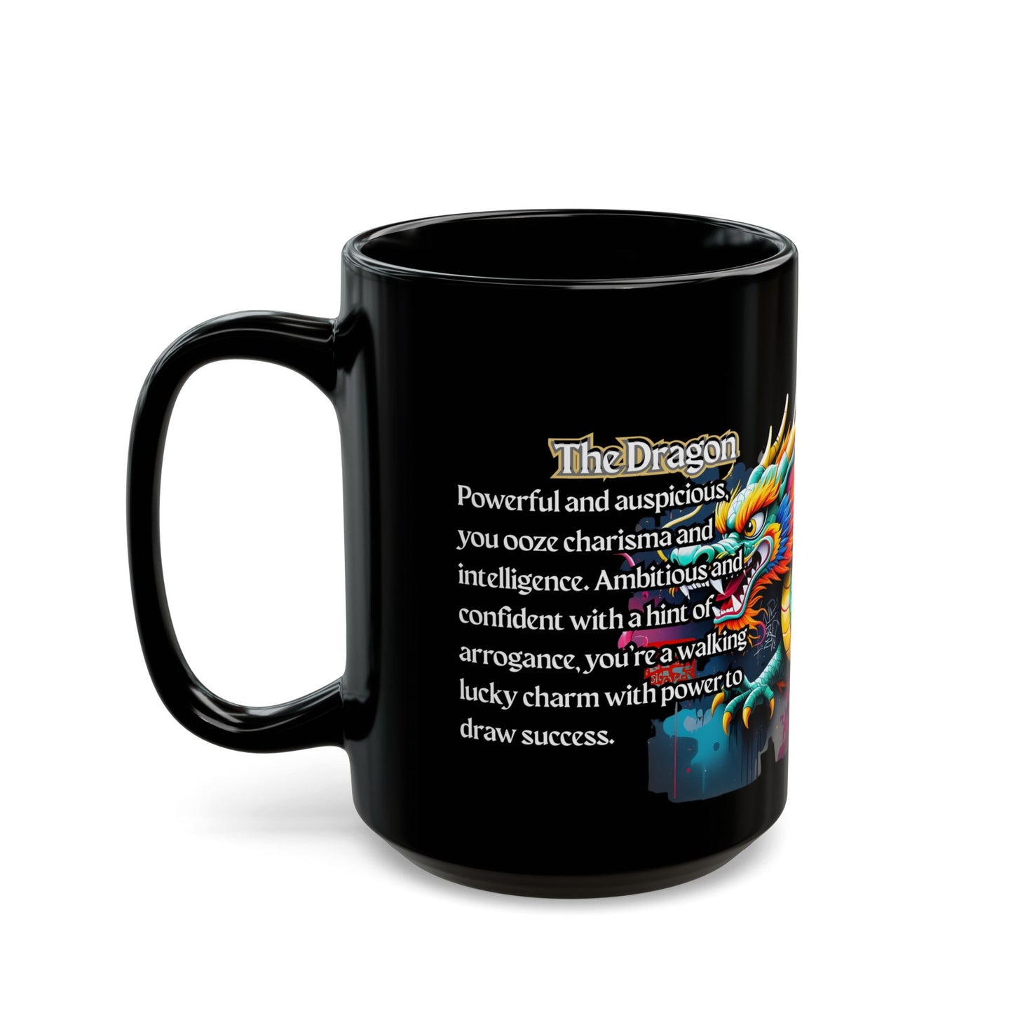 Chinese Zodiac Dragon Mug — Chaotic Power & Cosmic Luck Edition