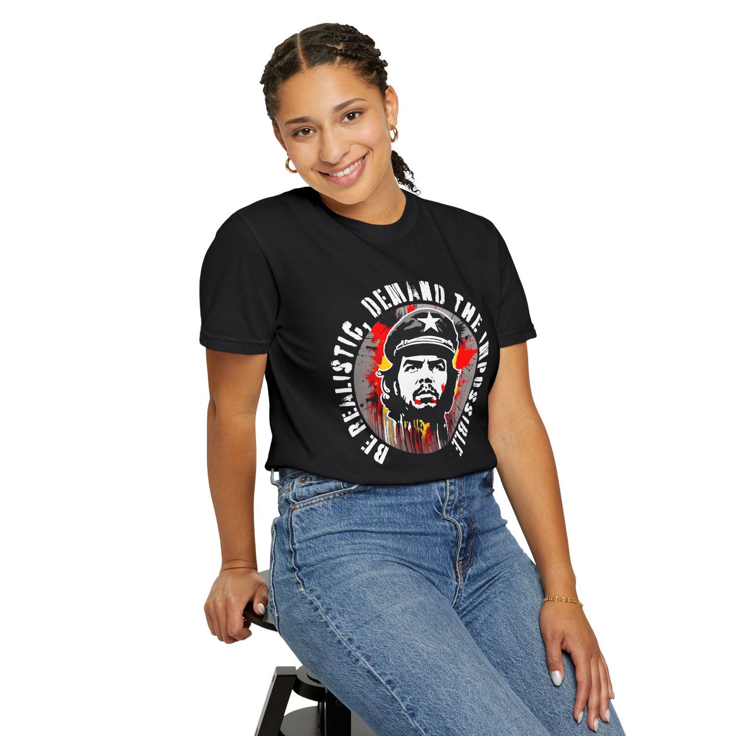 Revolutionary Graphic T-Shirt - Be Realistic, Demand the Impossible
