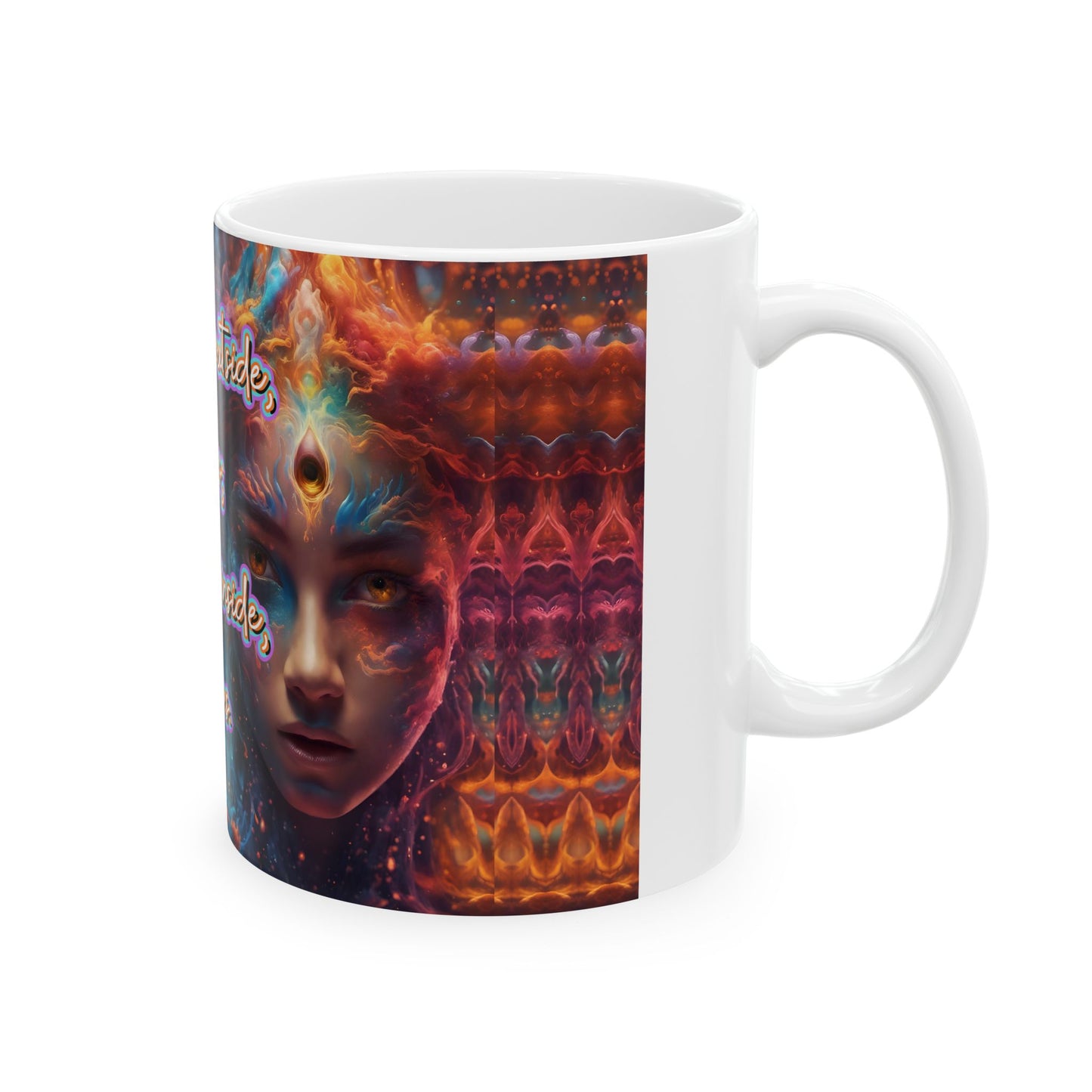 Who Looks Inside, Awakes – Jung Quote Mug