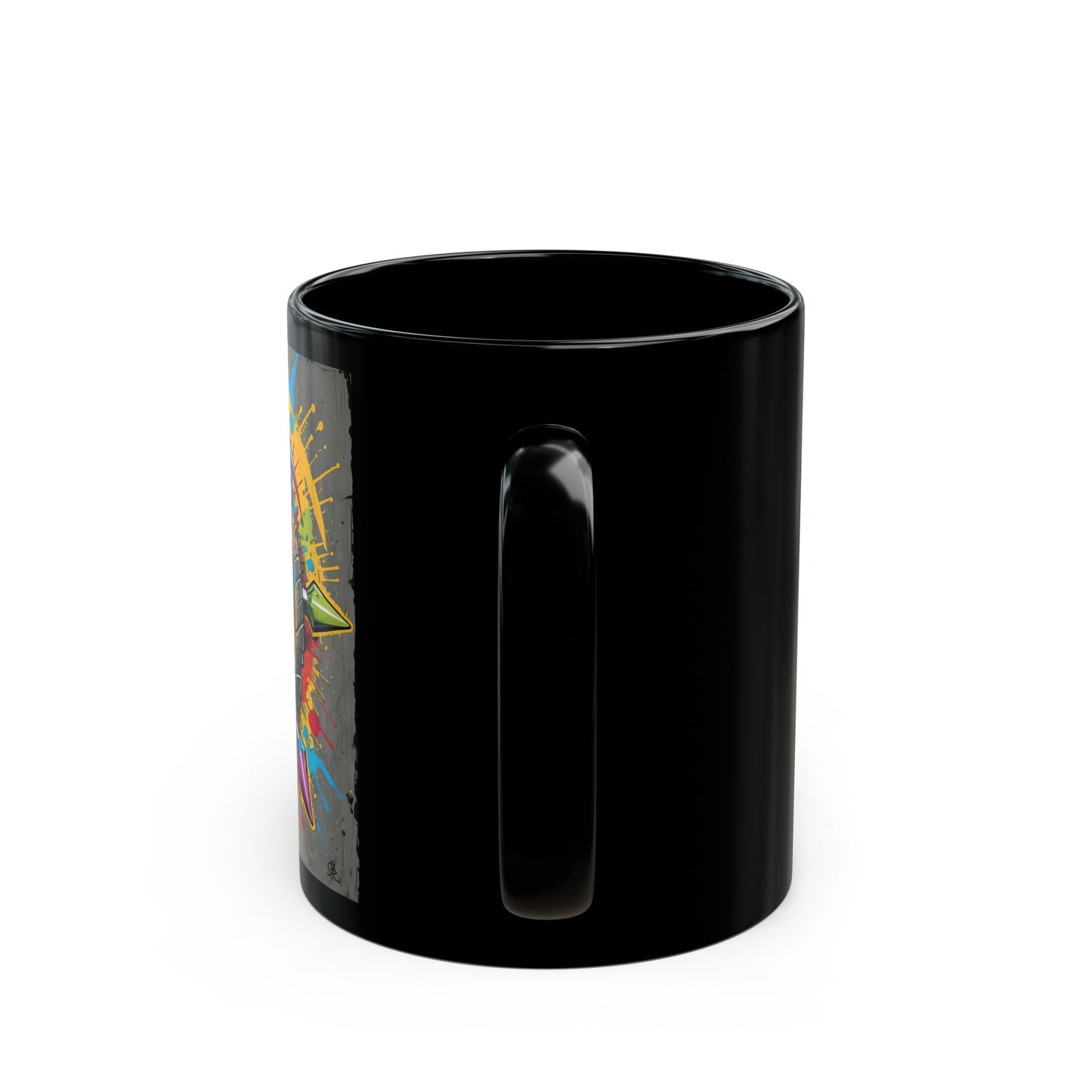 Keep Smiling Mug – Colorful Graffiti Gear Art Coffee Cup (11oz & 15oz)
