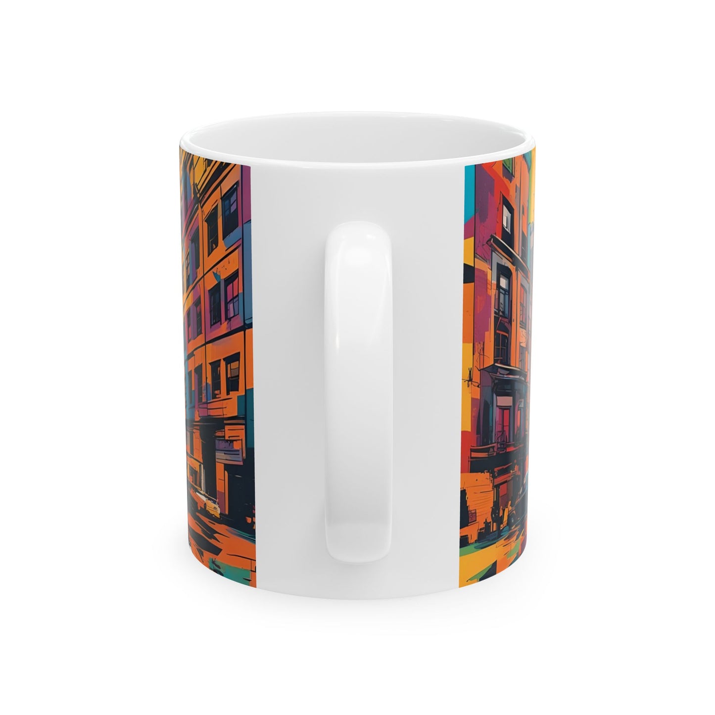 NYC Graffiti Art Mug – Bold Urban Pop Art Coffee Cup