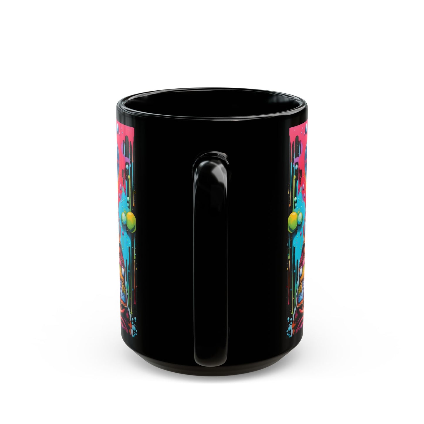 Psychedelic Space Cowgirl Mug – Cosmic Retro Coffee Cup